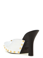 Bicolor Calfskin High Heel Pumps