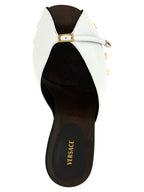 Bicolor Calfskin High Heel Pumps