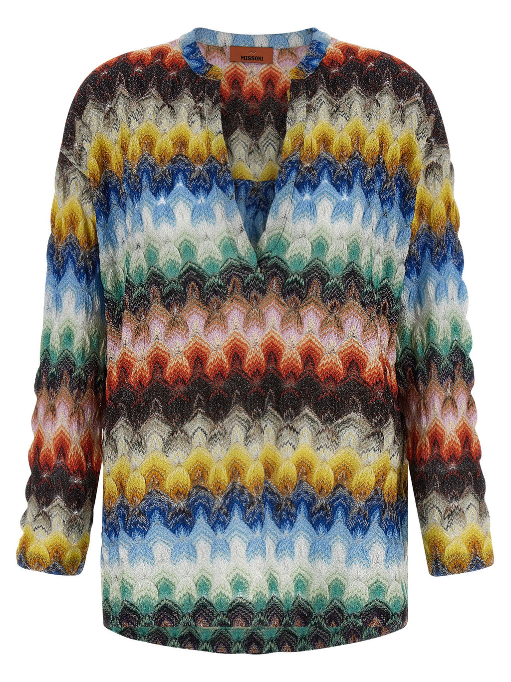 Multicolor Viscose Blouse