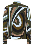 Multicolor Viscose Blouse