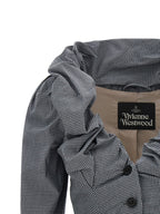 Gray Cotton Blazer