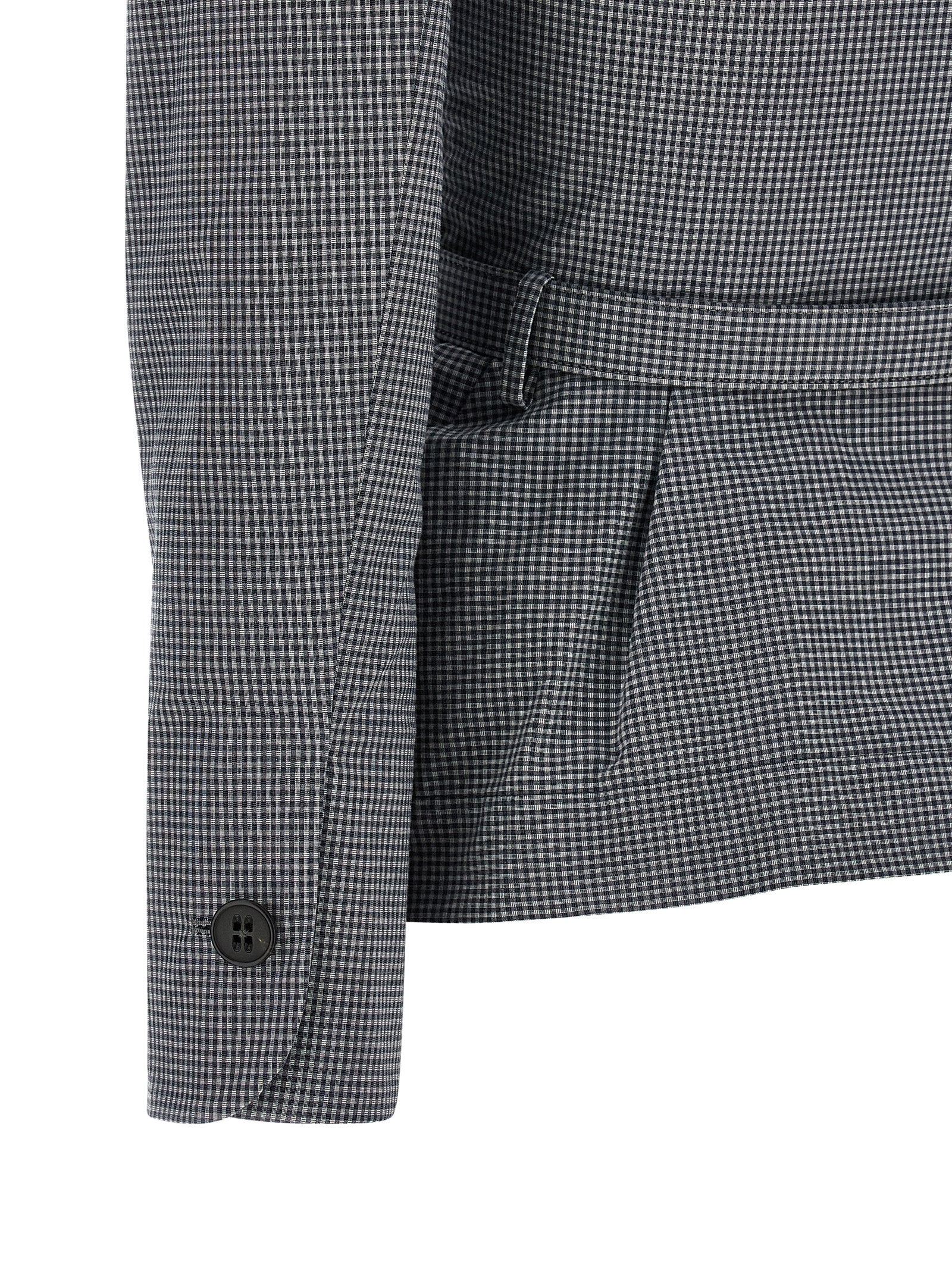 Gray Cotton Blazer