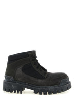 Brown Calfskin Ankle Boots