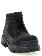 Brown Calfskin Ankle Boots