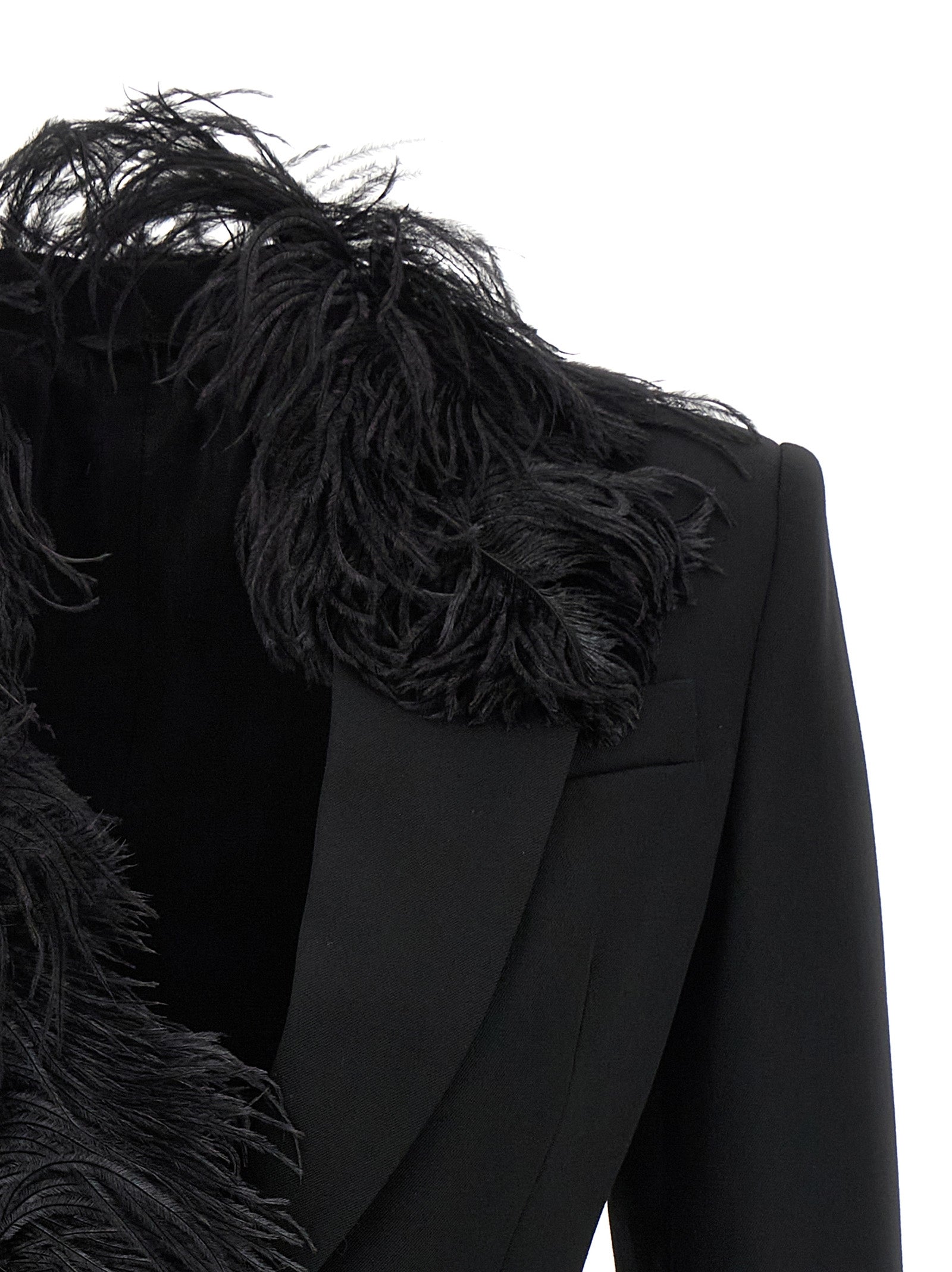Black Virgin Wool Blazer