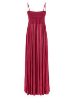Fuchsia Viscose Long Dress