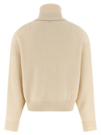 White Virgin Wool Cardigan