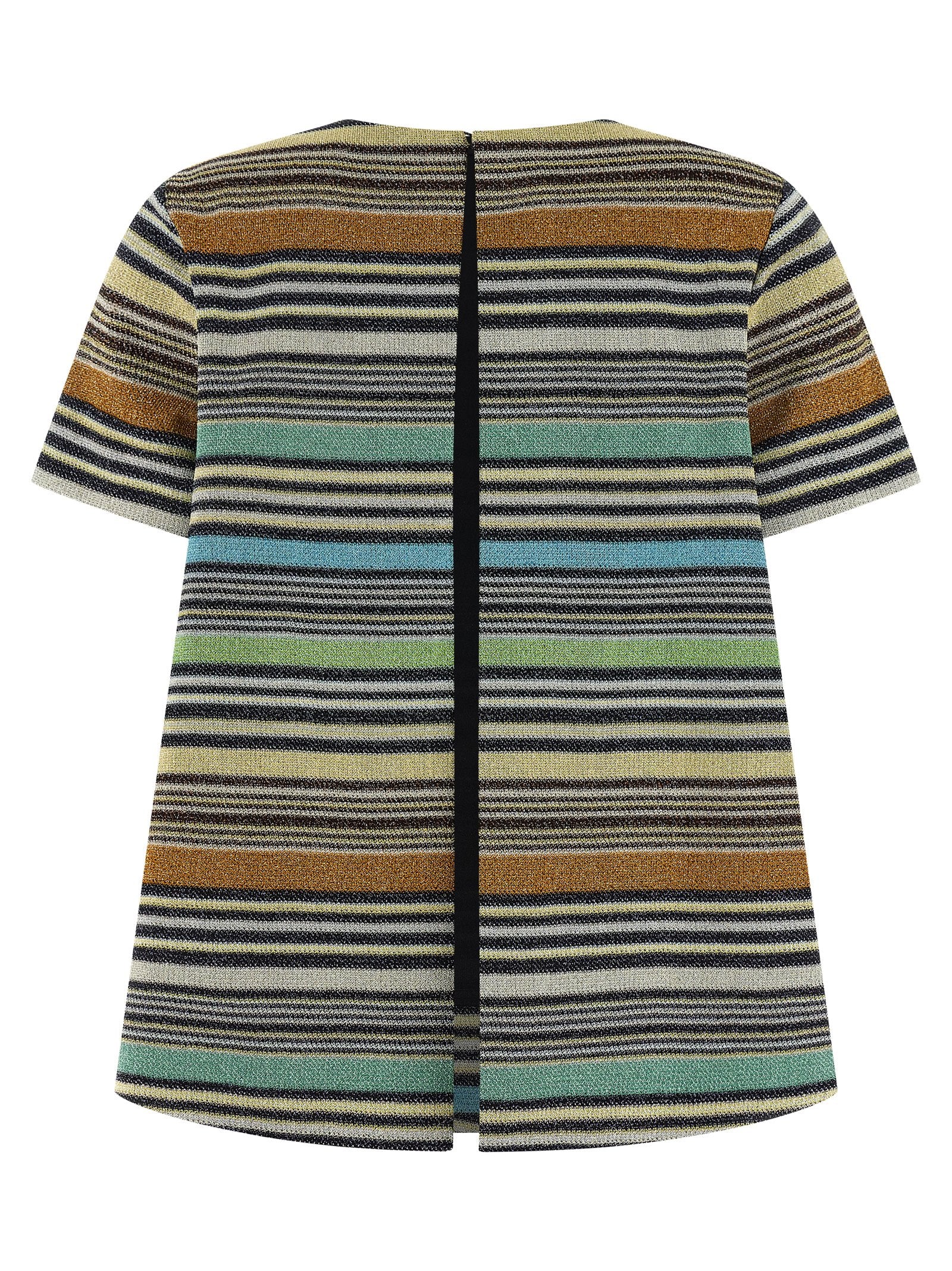 Multicolor Viscose T-Shirt
