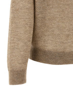 Beige Wool Cardigan
