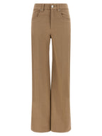 Beige Cotton Jeans Denim