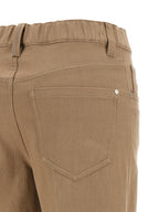 Beige Cotton Jeans Denim