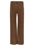 Brown Cotton Jeans Denim