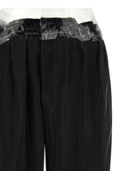 Black Copper Casual Pants