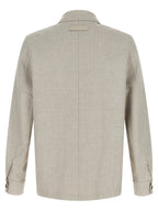 Gray Linen Blouse