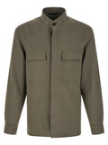Gray Linen Blouse