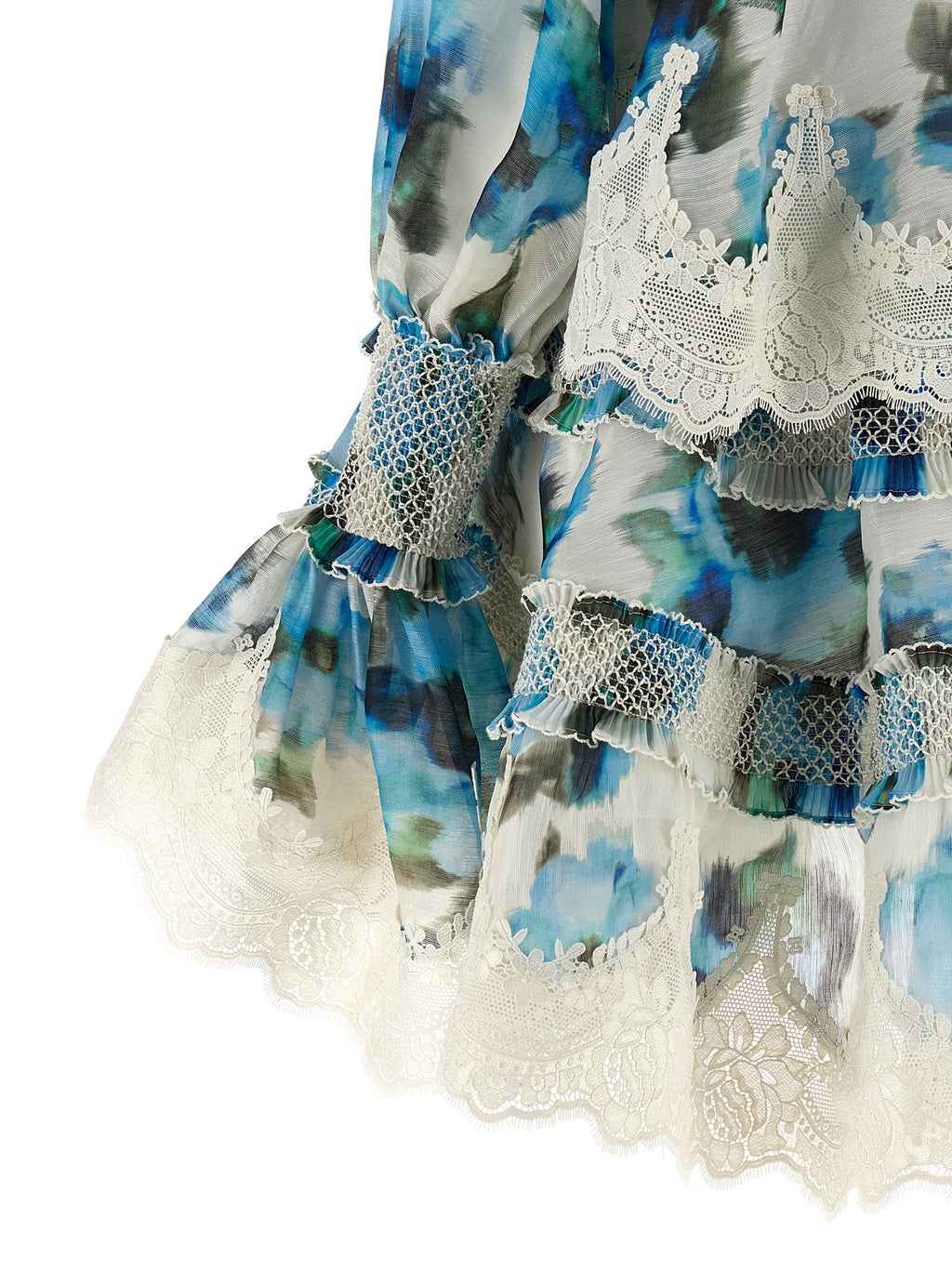 Blue Linen Short Dress