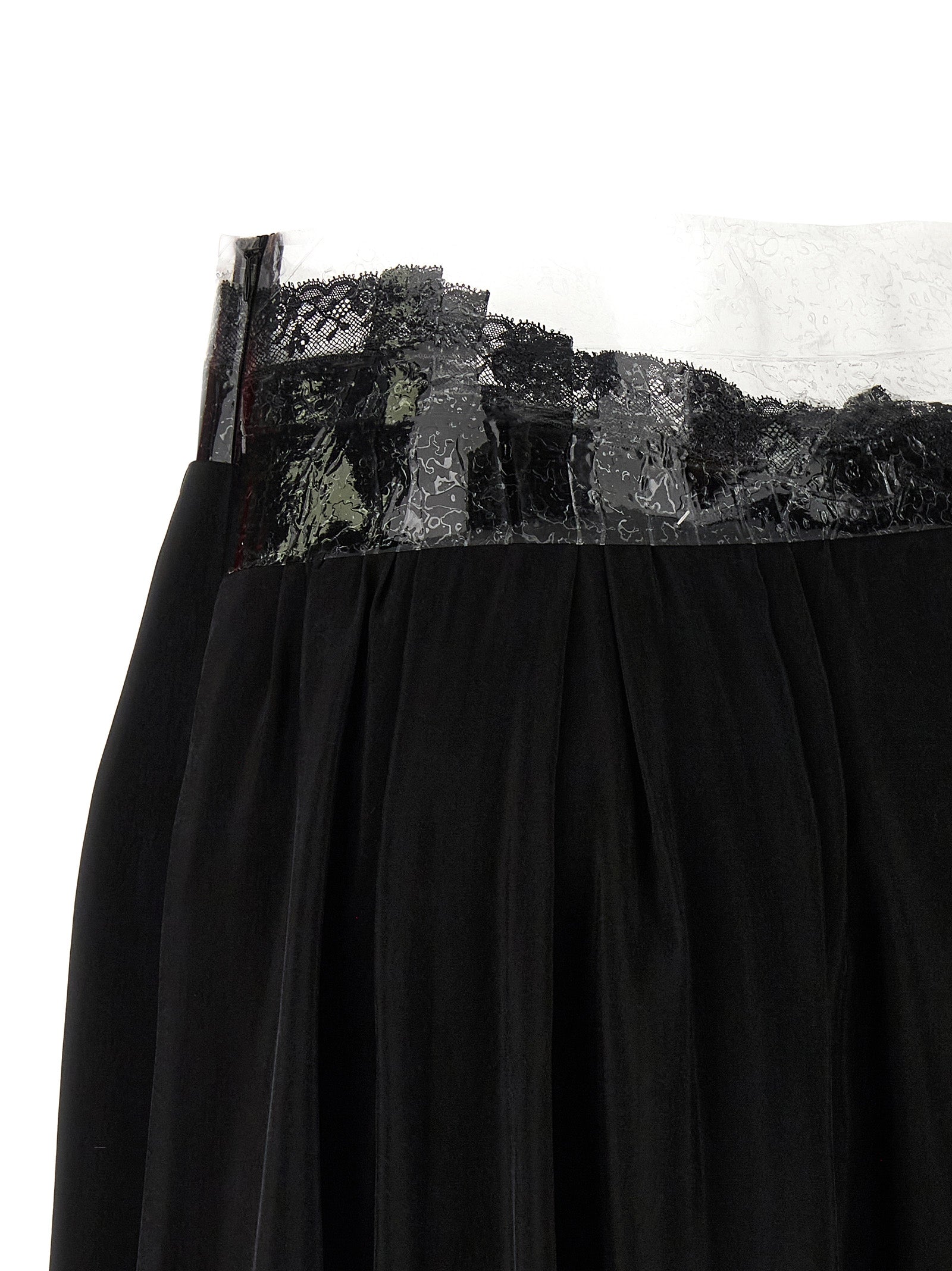 Black Copper Mini Skirt