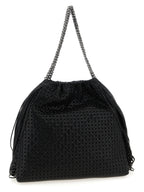 Black Polyamide Shoulder Bag