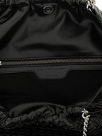 Black Polyamide Shoulder Bag