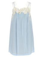 Blue Copper Short Dress