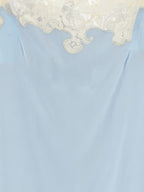 Blue Copper Short Dress