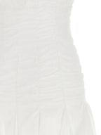 White Cotton Short Dress