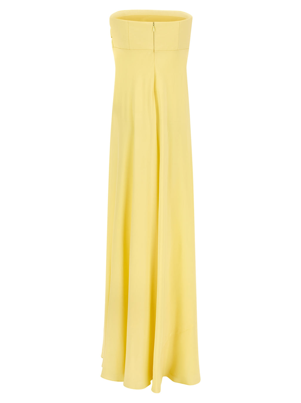 Bicolor Silk Long Dress