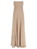 Multicolor Silk Long Dress