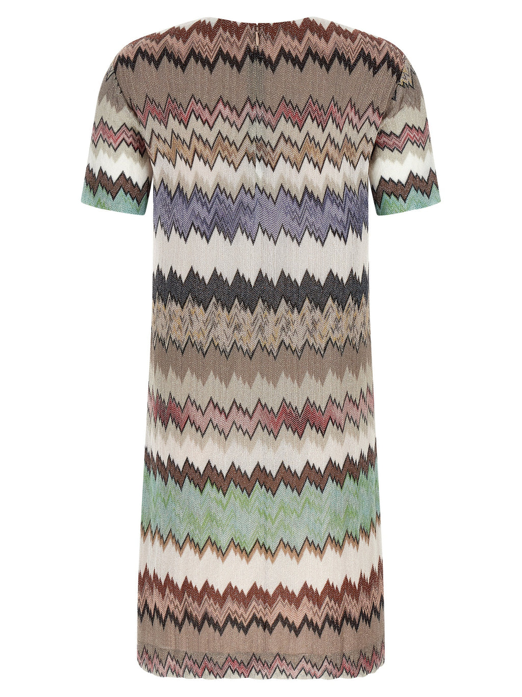 Multicolor Viscose Short Dress