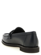 Black Calfskin Slip-On Loafers