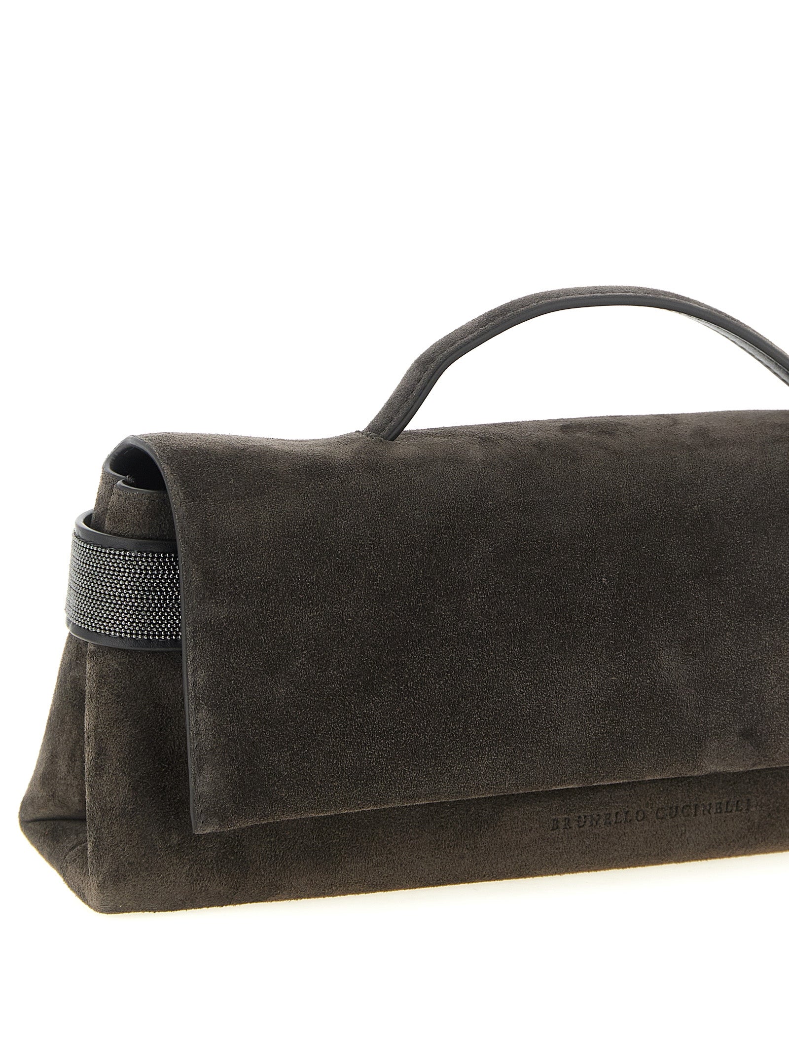 Brown Calfskin Clutch Bag