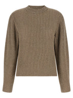 Beige Cashmere Cardigan
