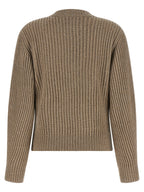 Beige Cashmere Cardigan