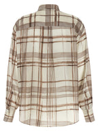 Beige Silk Blouse
