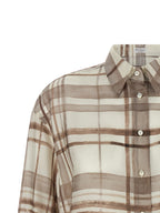 Beige Silk Blouse