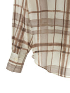 Beige Silk Blouse