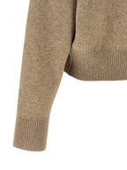Beige Cashmere Cardigan