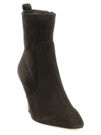 Brown Calfskin Ankle Boots