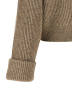 Beige Cashmere Cardigan