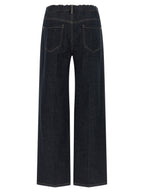 Blue Cotton Jeans Denim