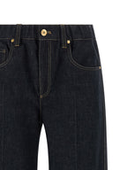 Blue Cotton Jeans Denim