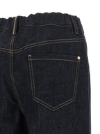 Blue Cotton Jeans Denim