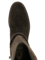 Black Calfskin Over The Knee