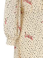Multicolor Silk Midi Dress