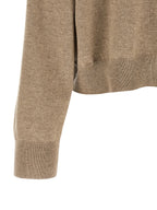 Beige Cashmere Cardigan