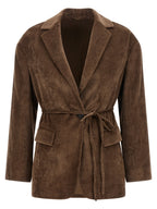 Brown Viscose Blazer