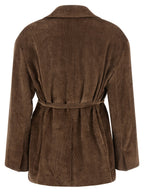 Brown Viscose Blazer