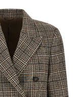 Beige Alpaca Leather Blazer