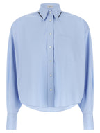 Blue Cotton Blouse