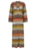Multicolor Viscose Casual Dress